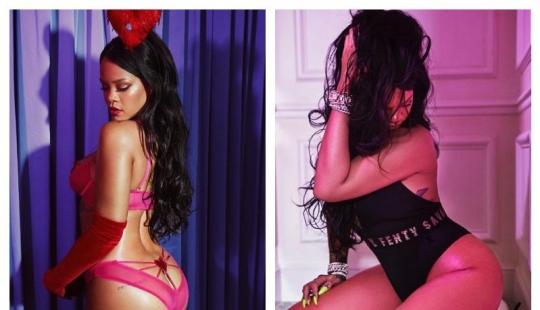 Una novedad candente de una megaestrella sexy: Rihanna presentó su propia línea de ropa interior