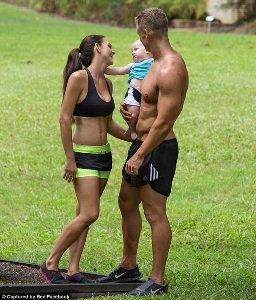 Una pareja obsesionada con los deportes decidió engordar para demostrar que su programa de acondicionamiento físico realmente funciona