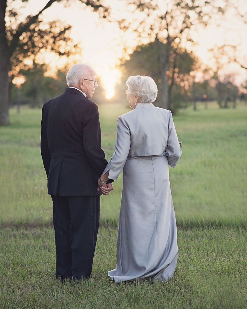 Una sesión de fotos de boda que lleva 70 años esperando