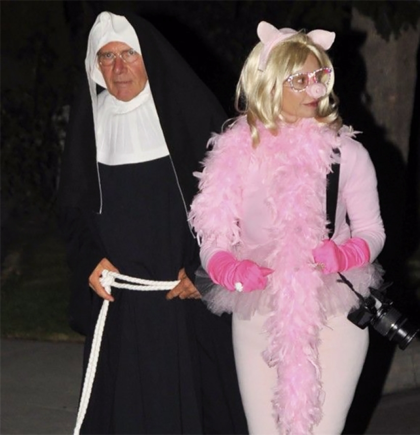 Una vaina gigante y una monja borracha: Harrison Ford es el rey de Halloween Una vaina gigante y una monja borracha: Harrison Ford es el rey de Halloween