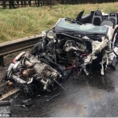 Under the wings of a guardian angel: a married couple miraculously survived a terrible car accident