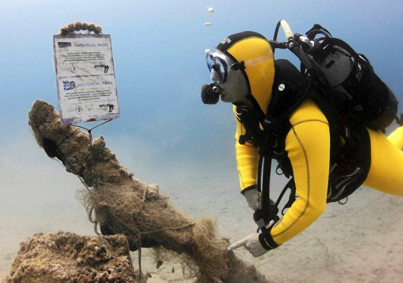 Underwater historical park in Croatia Underwater historical park in Croatia