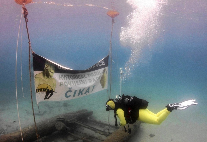 Underwater historical park in Croatia Underwater historical park in Croatia