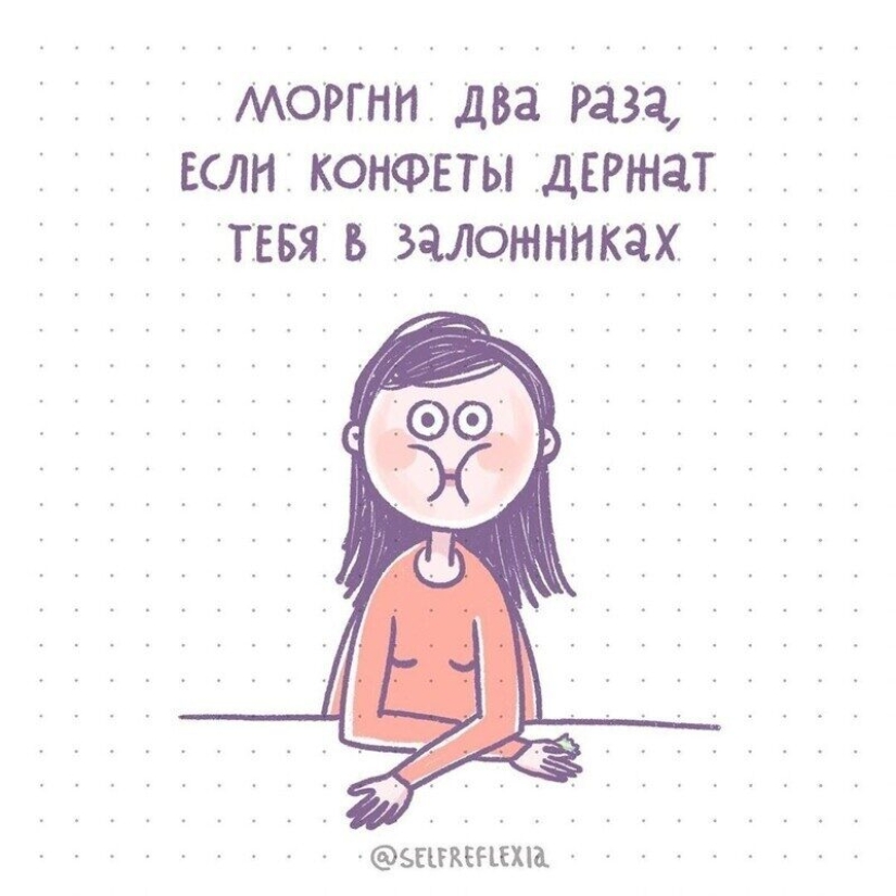 Unrestrained self-reflection and the absurdity of everyday life in the pictures of blogger Tanya