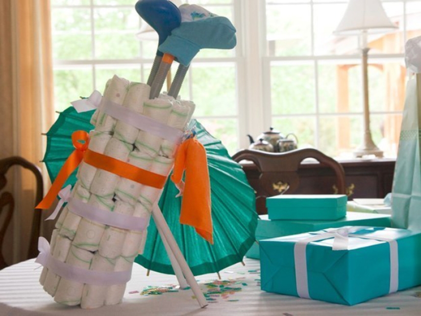 Unthinkable structures made of baby diapers for future parents Unthinkable structures made of baby diapers for future parents