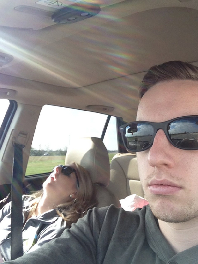 Useless co-pilot: when the wife is not the best traveling companion