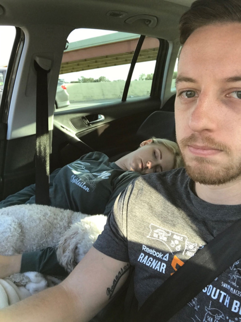 Useless co-pilot: when the wife is not the best traveling companion