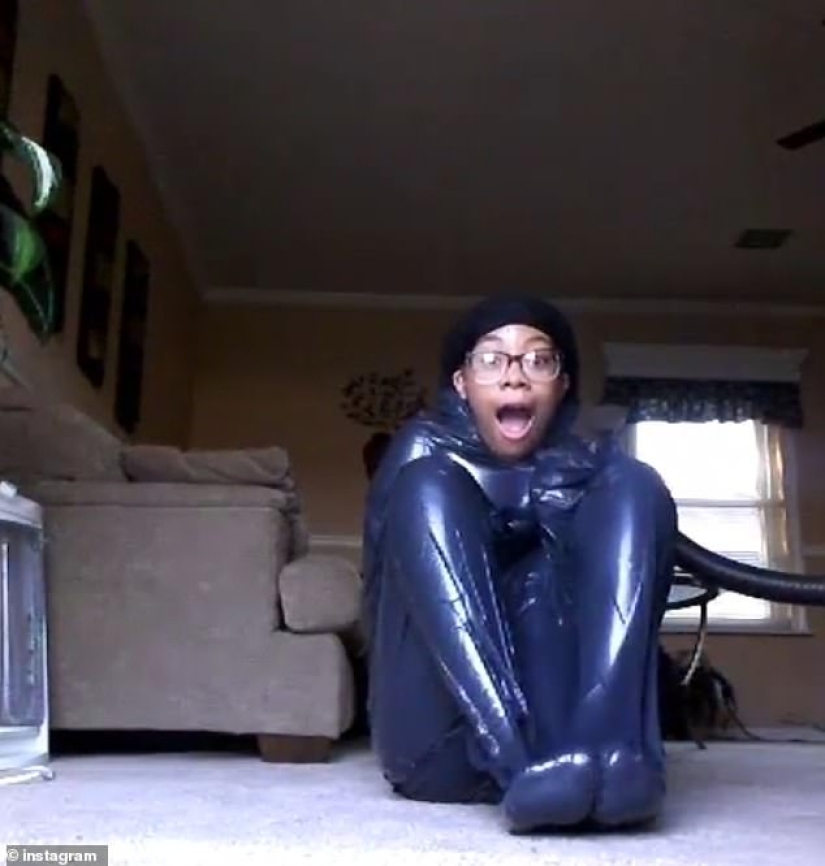 Vacuum challenge: funny entertainment with a possible fatal outcome