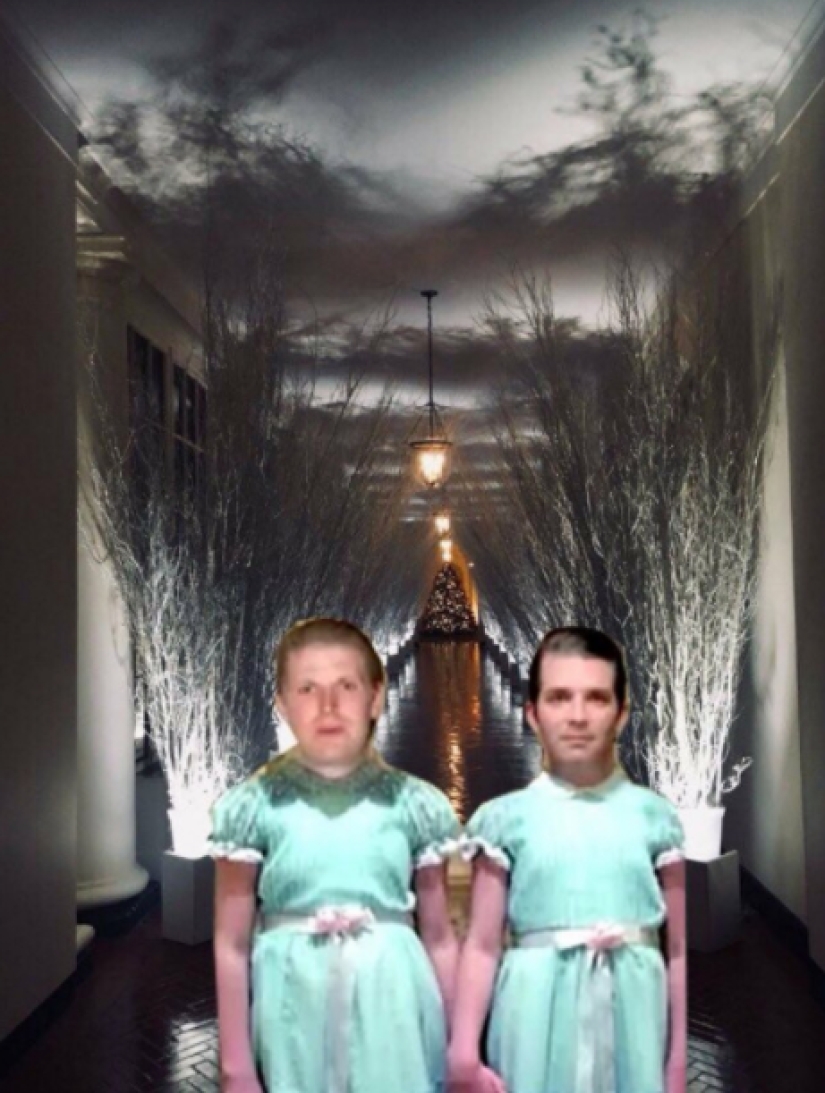 "Very strange funeral": social networks parody the festive decoration of the White House from Melania Trump