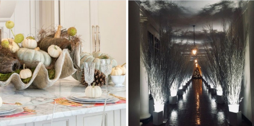 "Very strange funeral": social networks parody the festive decoration of the White House from Melania Trump