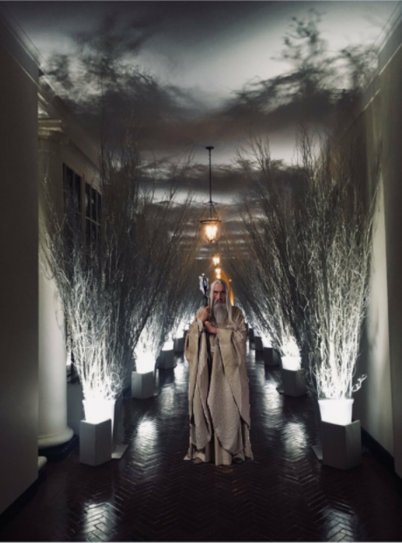 "Very strange funeral": social networks parody the festive decoration of the White House from Melania Trump