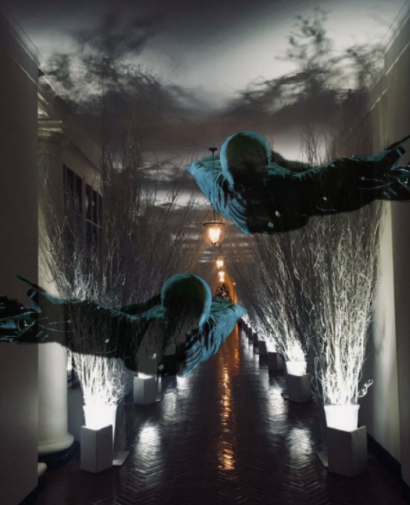 "Very strange funeral": social networks parody the festive decoration of the White House from Melania Trump