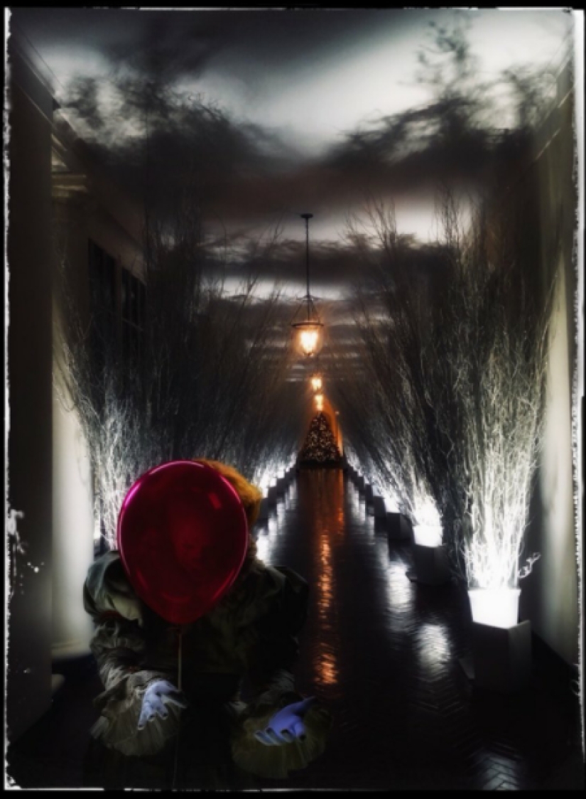 "Very strange funeral": social networks parody the festive decoration of the White House from Melania Trump