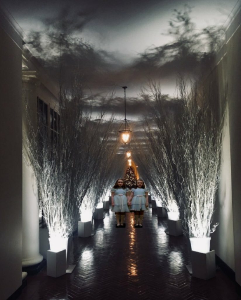 "Very strange funeral": social networks parody the festive decoration of the White House from Melania Trump