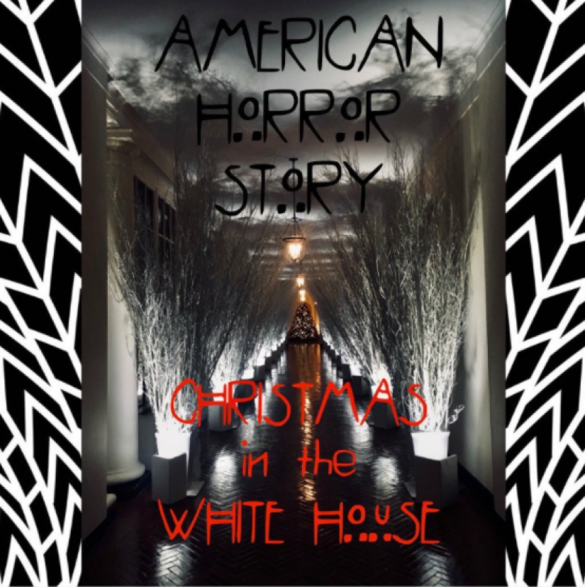 "Very strange funeral": social networks parody the festive decoration of the White House from Melania Trump