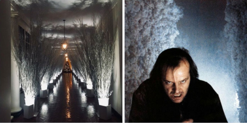 "Very strange funeral": social networks parody the festive decoration of the White House from Melania Trump