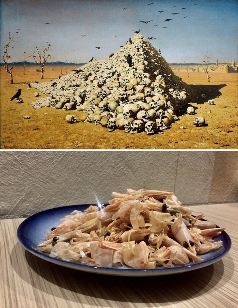VKontakte users have recreated paintings of the classical era
