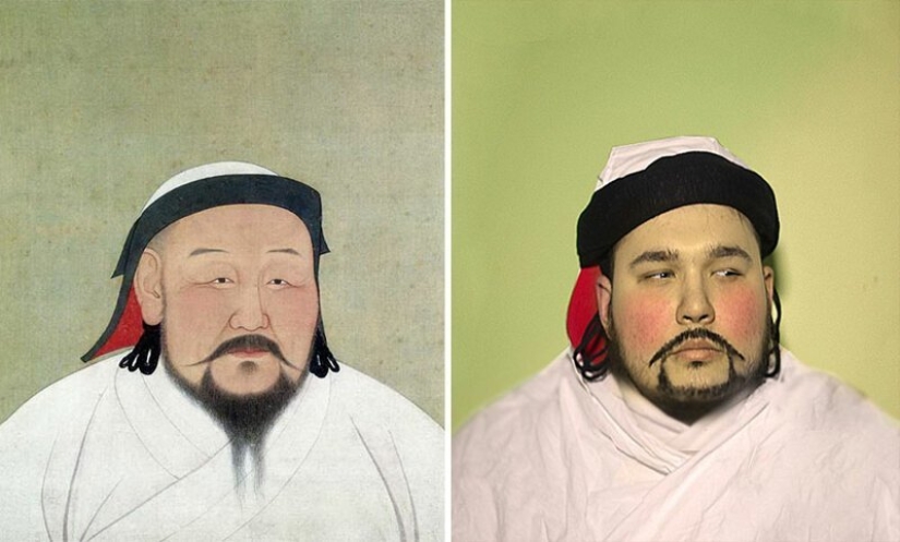 VKontakte users have recreated paintings of the classical era