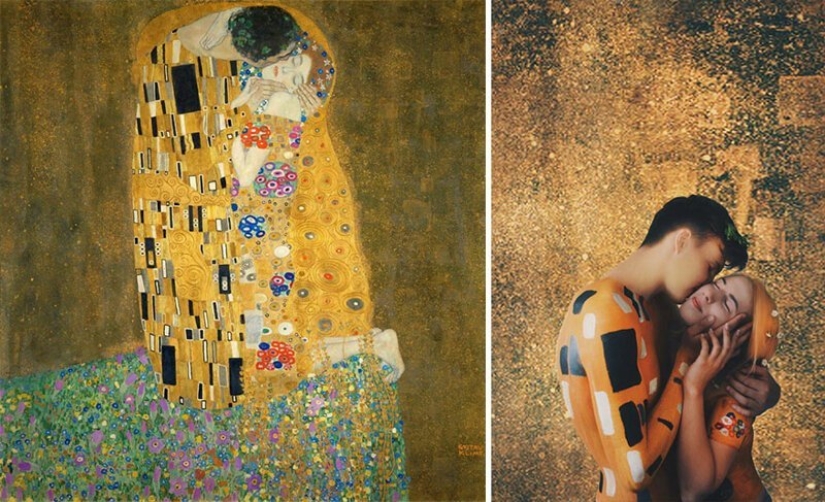 VKontakte users have recreated paintings of the classical era