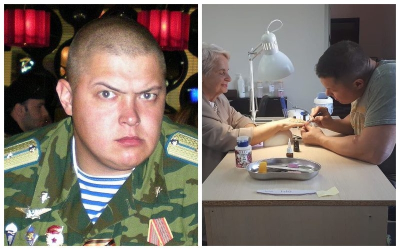 "We are signing up for special training!" A former special forces soldier from Krasnodar became a manicure master