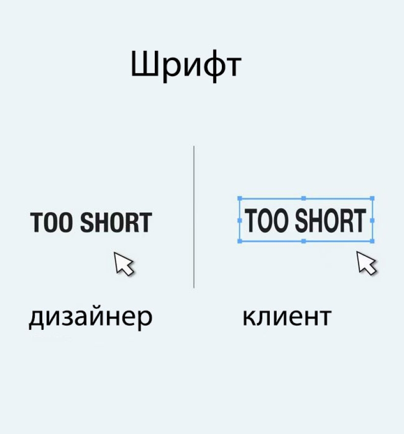 "Well, you're a designer": why the designer and the client will never understand each other