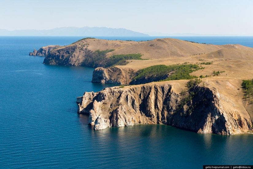 What Baikal looks like from a helicopter