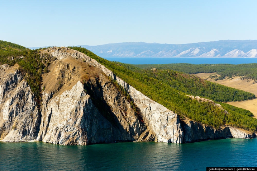 What Baikal looks like from a helicopter
