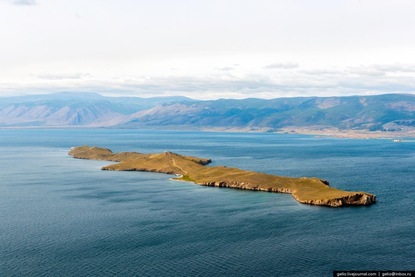 What Baikal looks like from a helicopter