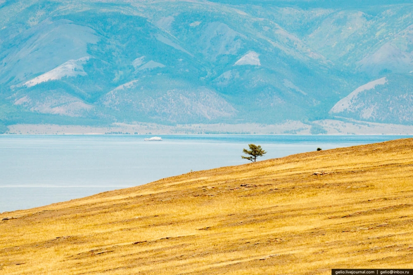 What Baikal looks like from a helicopter