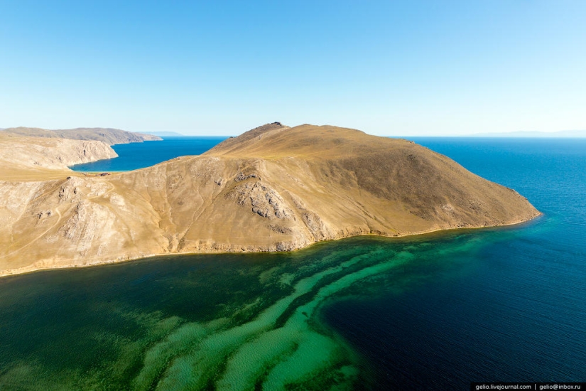 What Baikal looks like from a helicopter