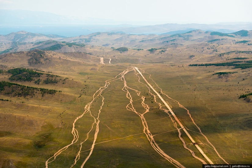 What Baikal looks like from a helicopter