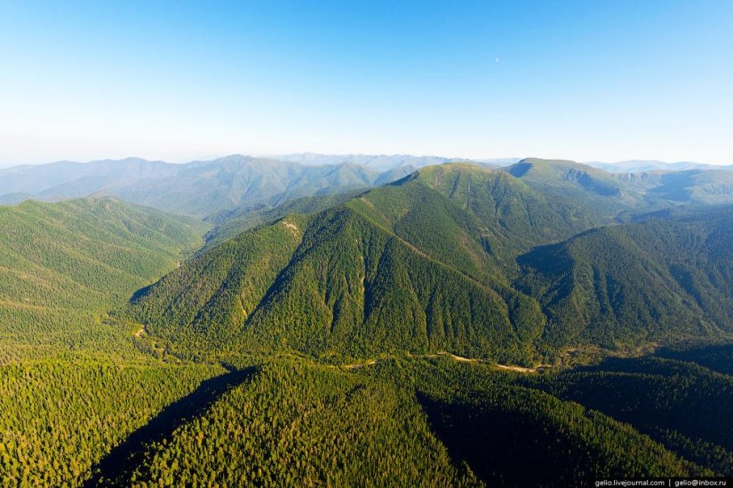 What Baikal looks like from a helicopter