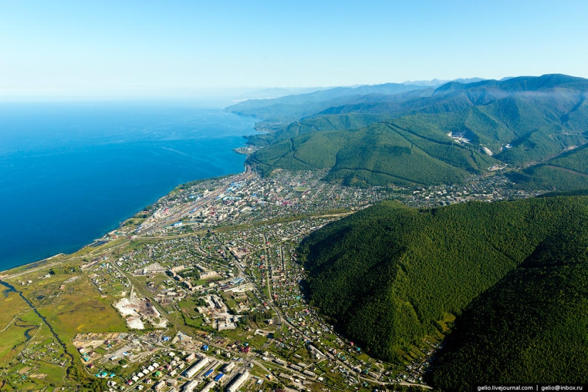 What Baikal looks like from a helicopter
