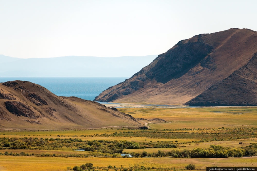 What Baikal looks like from a helicopter