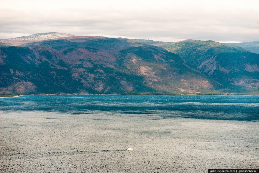 What Baikal looks like from a helicopter