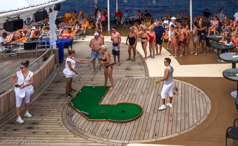 What can an ordinary person do on a cruise ship?