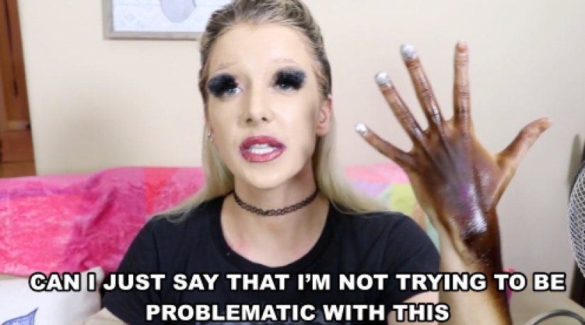 What do a hundred layers of lipstick, foundation and false eyelashes look like on one girl What do a hundred layers of lipstick, foundation and false eyelashes look like on one girl