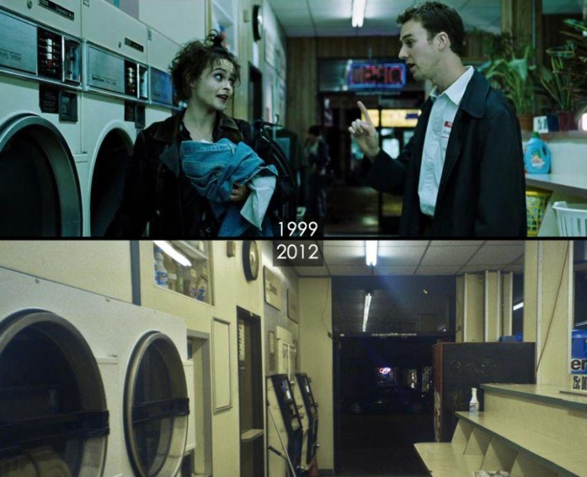 What do the places where famous Hollywood scenes were filmed look like today