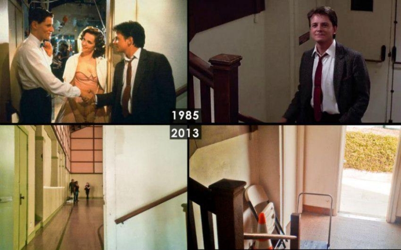 What do the places where famous Hollywood scenes were filmed look like today