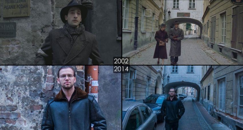What do the places where famous Hollywood scenes were filmed look like today
