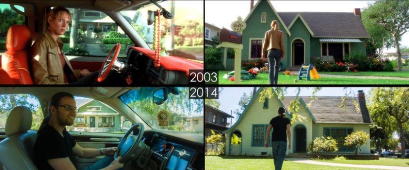 What do the places where famous Hollywood scenes were filmed look like today