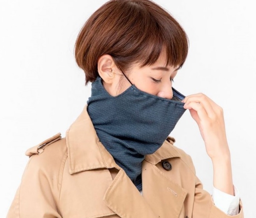 What does a Japanese snood mask look like, a fashionable alternative to a medical mask What does a Japanese snood mask look like, a fashionable alternative to a medical mask