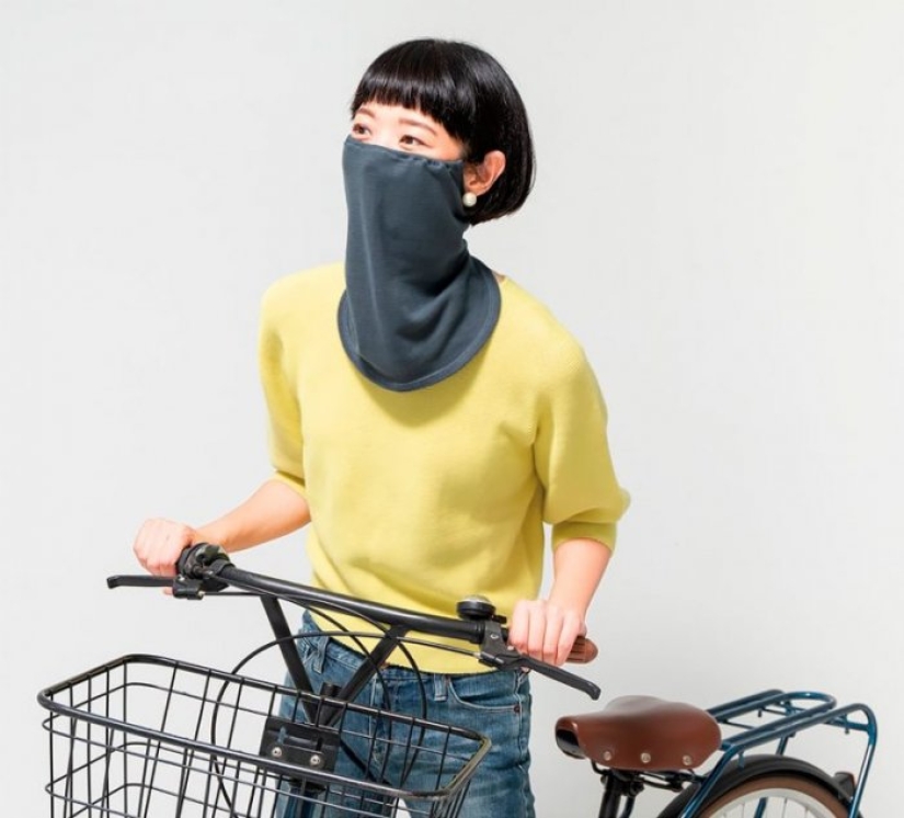 What does a Japanese snood mask look like, a fashionable alternative to a medical mask What does a Japanese snood mask look like, a fashionable alternative to a medical mask