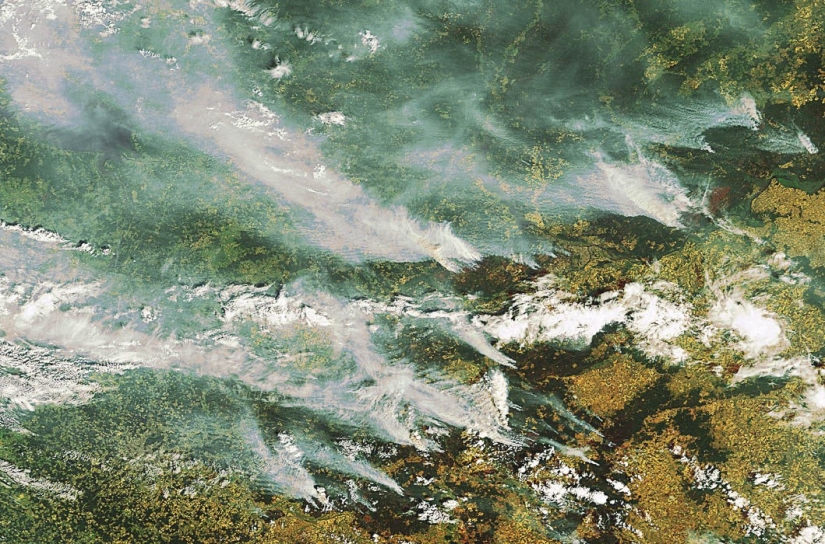 What does Russia look like from space?