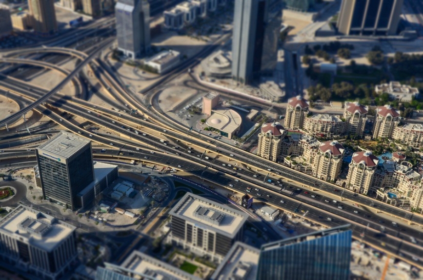 What famous cities look like in tilt-shift photos