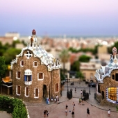 What famous cities look like in tilt-shift photos