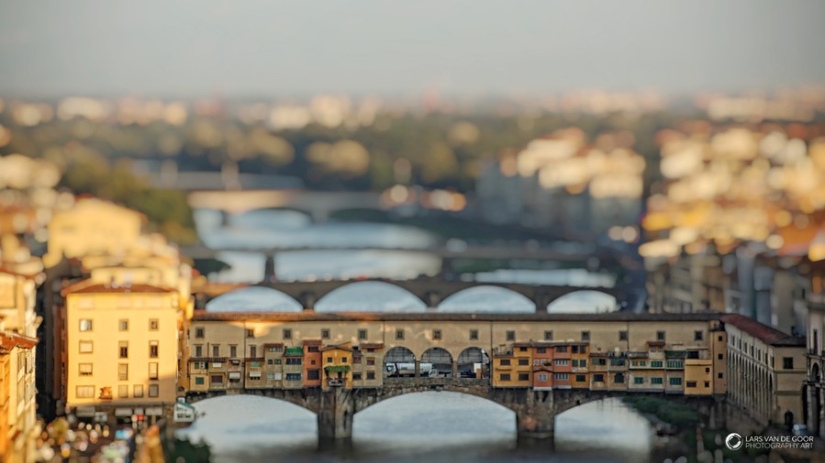 What famous cities look like in tilt-shift photos