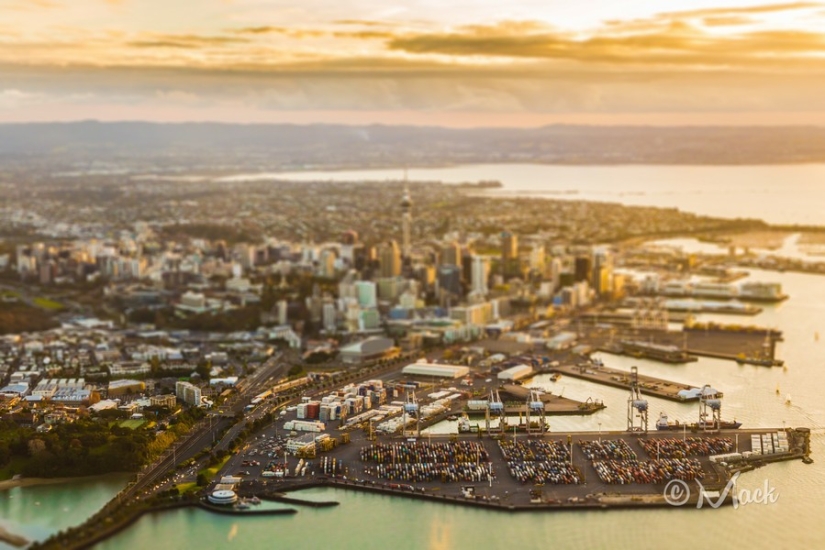 What famous cities look like in tilt-shift photos