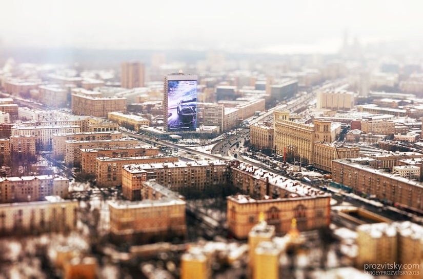 What famous cities look like in tilt-shift photos
