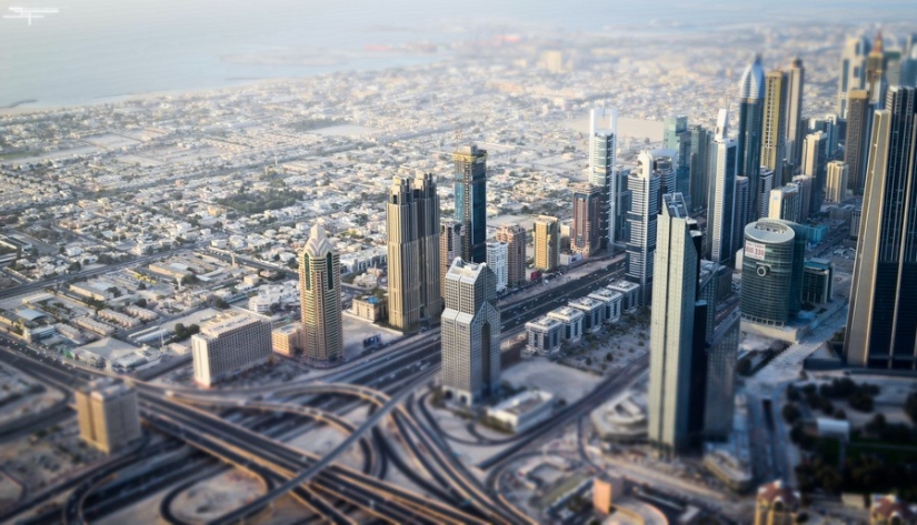 What famous cities look like in tilt-shift photos